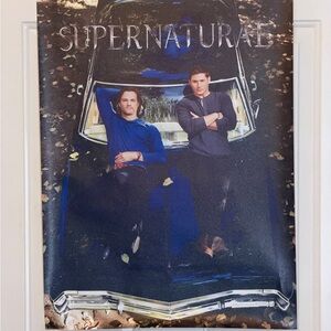 Source Unknown Supernatural Poster with Blue and Black